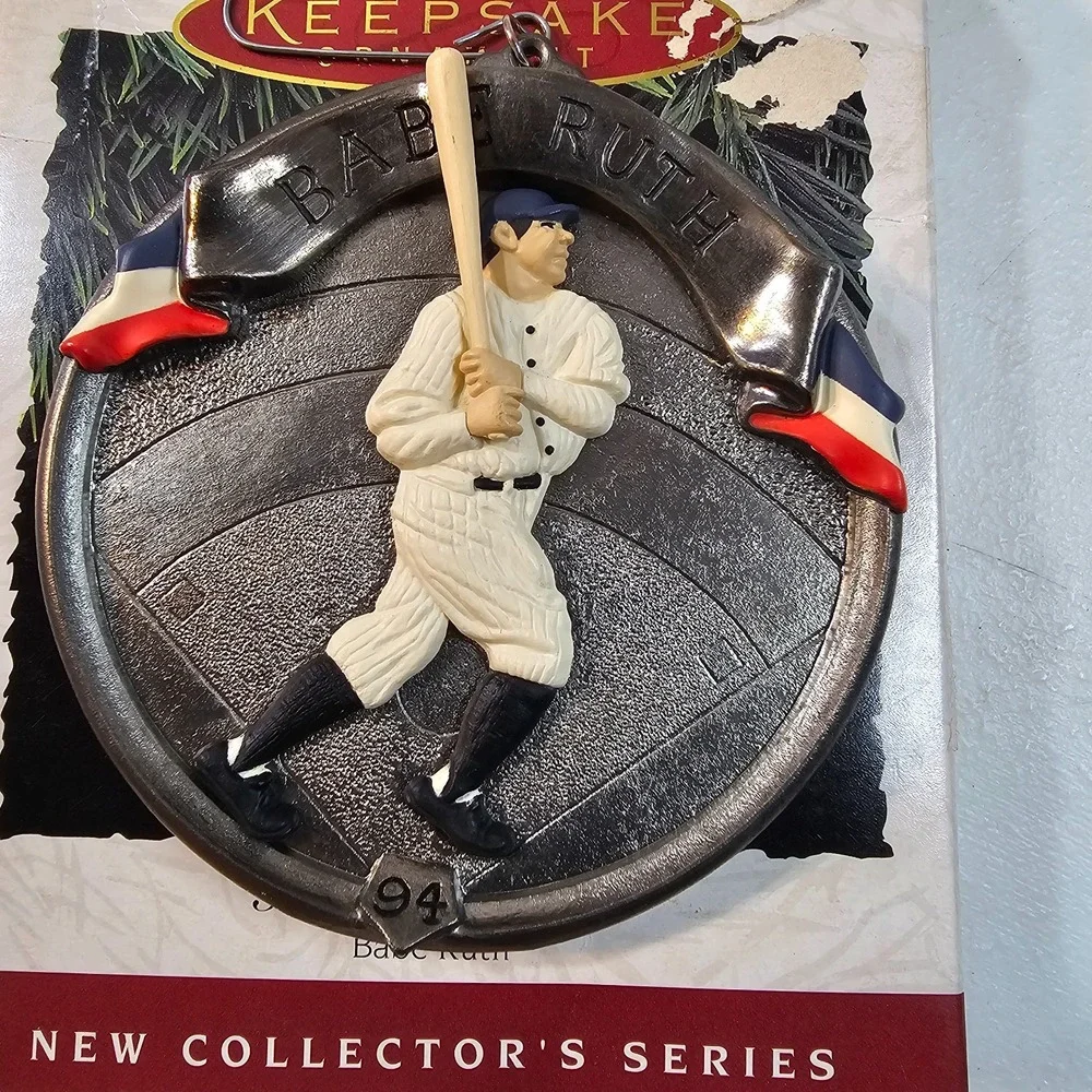 Baseball Heroes Hallmark Keepsake Ornament Ruth‎ Paige Gehrig 3